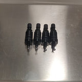 Chevrolet style Aluminum Valve Stem Caps With Square Cut base - R&P Motorsports and Coatings