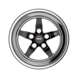 Weld Racing S71 forged aluminum wheel side angle showing polished shell