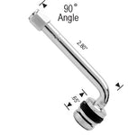 1.8 inch 90 degree metal valve stem - R & P Motorsports and Coatings