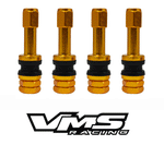 VMS Aluminum Wheel Valve Stem & Cap Kit (4pc) - R&P Motorsports and Coatings