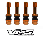 VMS Aluminum Wheel Valve Stem & Cap Kit (4pc) - R&P Motorsports and Coatings